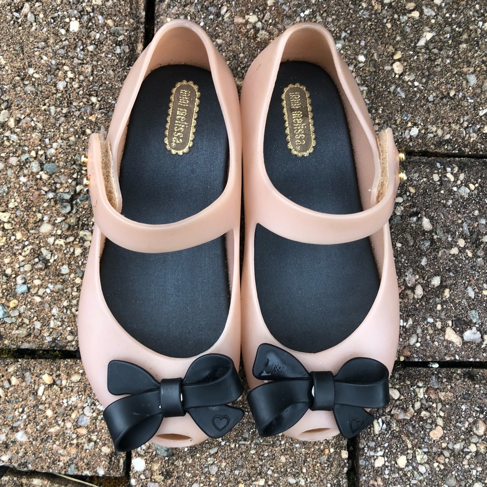 Mini Melissa jelly slip on sandals for girls